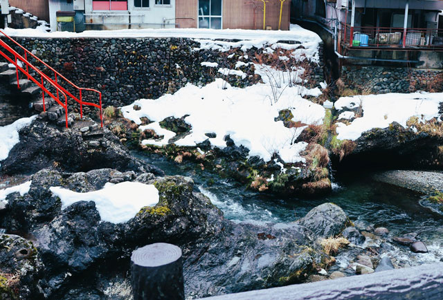 洞川地区の中央を流れる山上川/洞川温泉(奈良県/天川村)