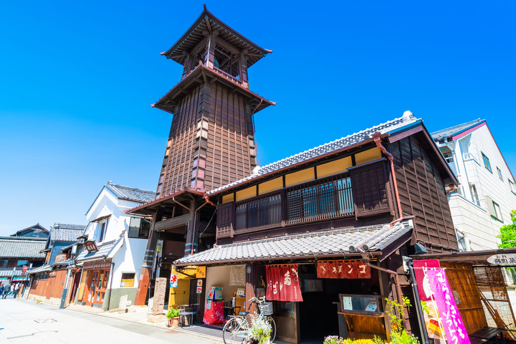 埼玉県・川越市の蔵造りの街並み