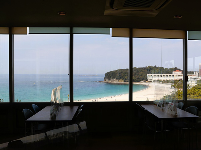 展望レストランからの眺め/白浜エネルギーランド(和歌山県/白浜町)