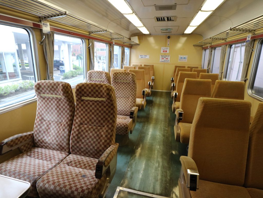 1720系デラックスロマンスカー車内/東武博物館(東京都/墨田区)