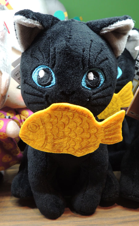 黒猫の“墨丸”のCHIBIぬいぐるみ/西武園ゆうえんち(埼玉県/所沢市)