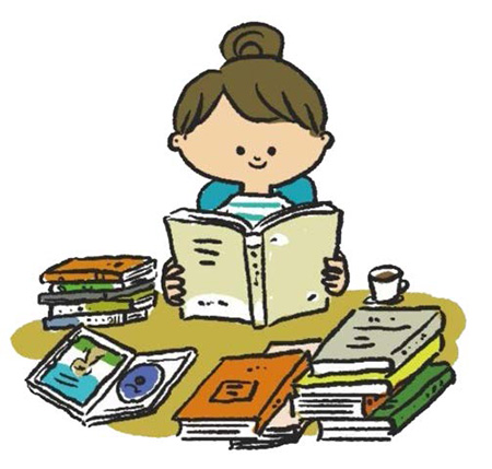 お仕事図鑑:まんが家 イラスト4