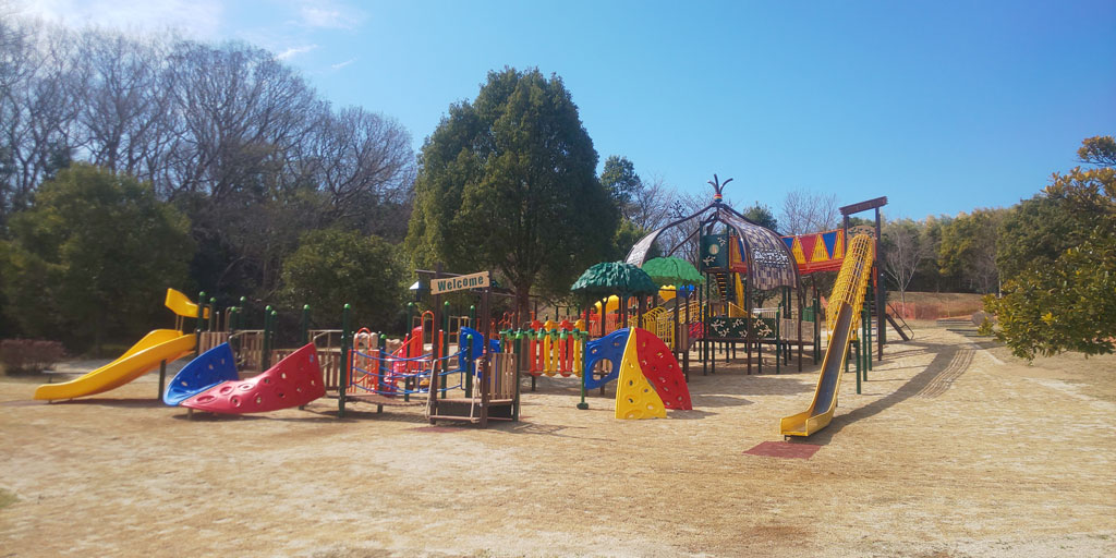 大型遊具「森のアジト」/21世紀の森公園(福島県いわき市)