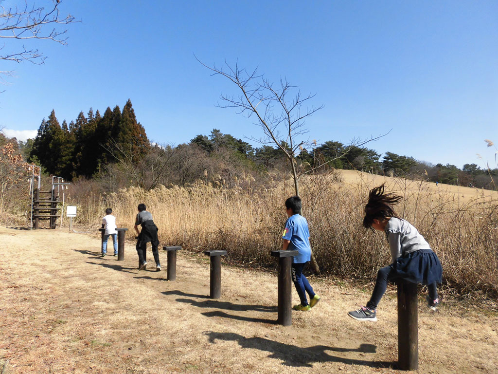 馬飛び/秋田県立小泉潟公園