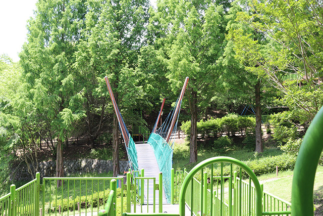 恐竜の国のアスレチック/平成榛原子供のもり公園(奈良県/宇陀市)