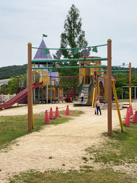 2本あるターザンロープ/みよし運動公園 あそびの王国(三次市)