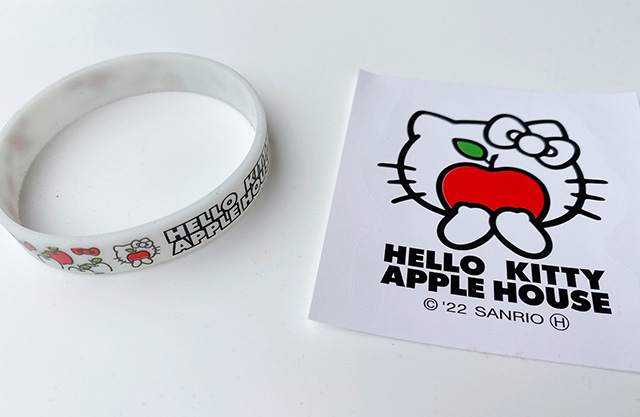 ハローキティのオリジナルステッカー/HELLO KITTY SMILE(兵庫県/淡路市)