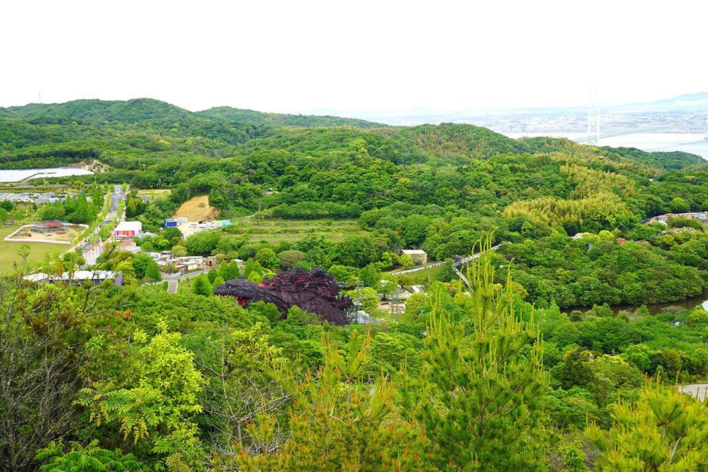 ヴィラの展望台からの眺め/グランシャリオ北斗七星135°(兵庫県/淡路市)