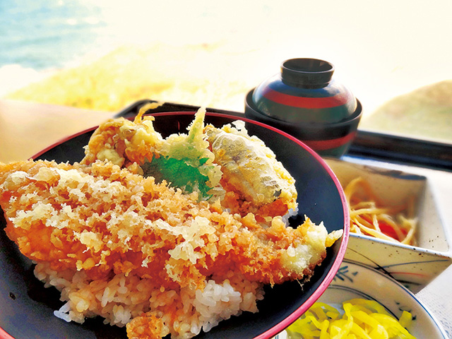てっくい天丼/道の駅上ノ国もんじゅ(北海道/上ノ国町)