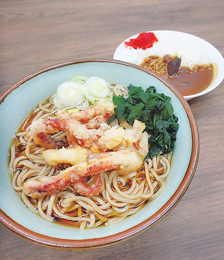 いかげそそばミニカレー/道央自動車道 岩見沢SA(北海道)