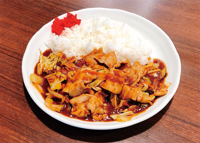 黄金豚肉野菜炒めカレー/道央自動車道 有珠山SA(北海道)
