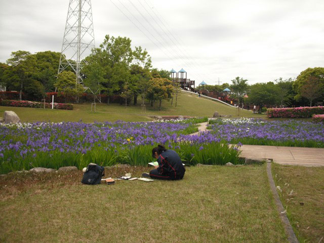 自然を観察しながら冒険できるコースも/諏訪公園(大牟田市)