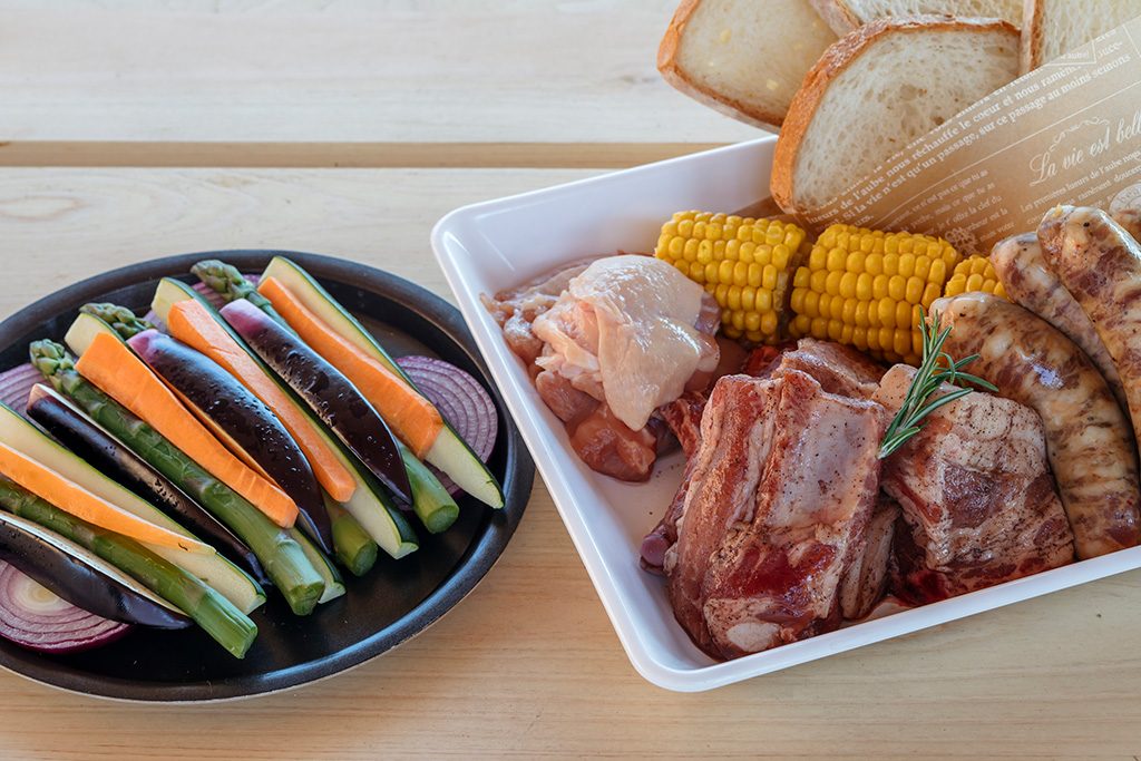ワラジBBQ基本セット/堺原池BBQ matoi(大阪府/堺市)