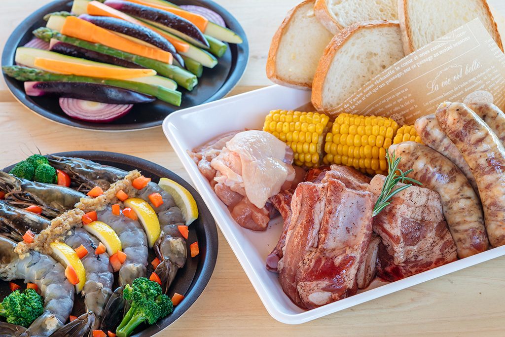 お肉も魚介もある、イロリBBQ/堺原池BBQ matoi(大阪府/堺市)