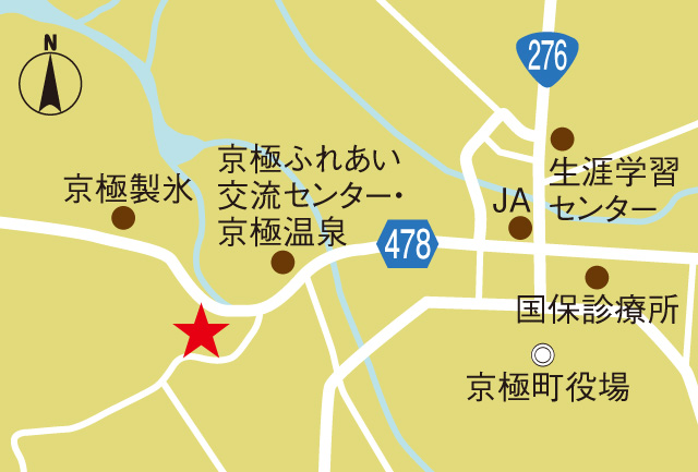 マップ/名水の郷きょうごく名水プラザ(北海道/京極町)