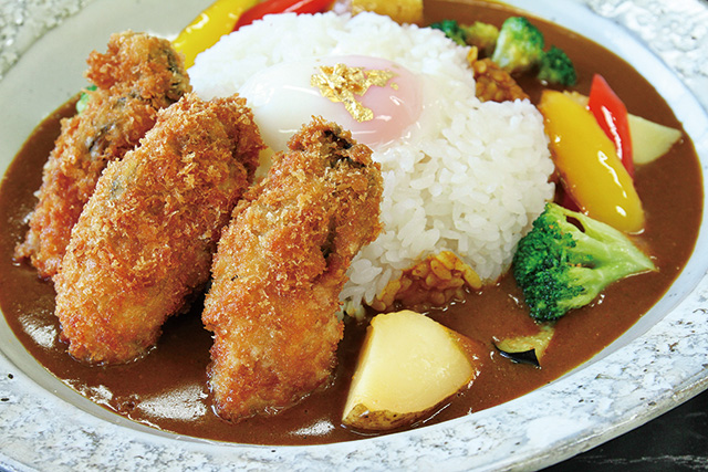 金のカキフライカレー/道の駅 厚岸グルメパーク(北海道/厚岸町)