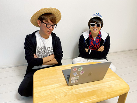 YouTuberのお仕事の様子