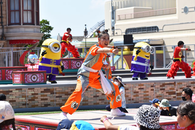 カンフーのポーズが満載/ユニバーサル・スタジオ・ジャパン(大阪市)