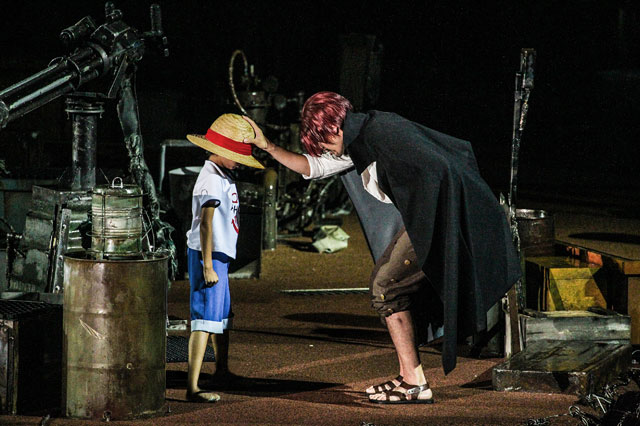 “ルフィとシャンクス 麦わら帽子の約束”のシーンも登場/ユニバーサル・スタジオ・ジャパン(大阪市)