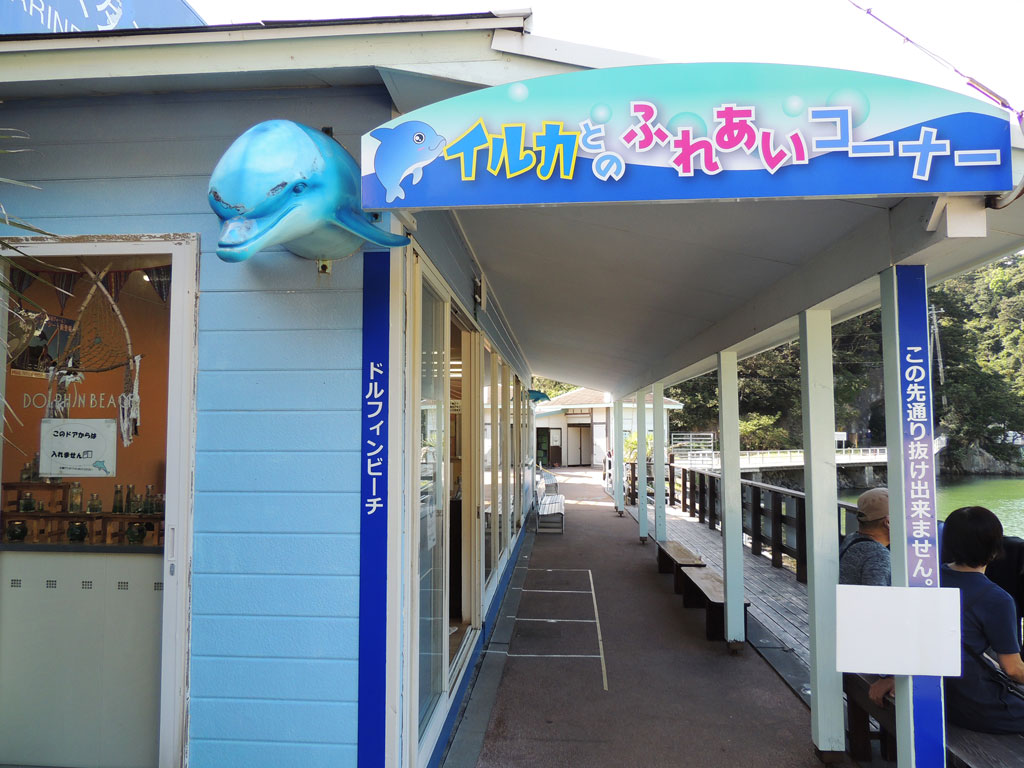 ドルフィンビーチカウンターの入口/下田海中水族館(静岡県/下田市)