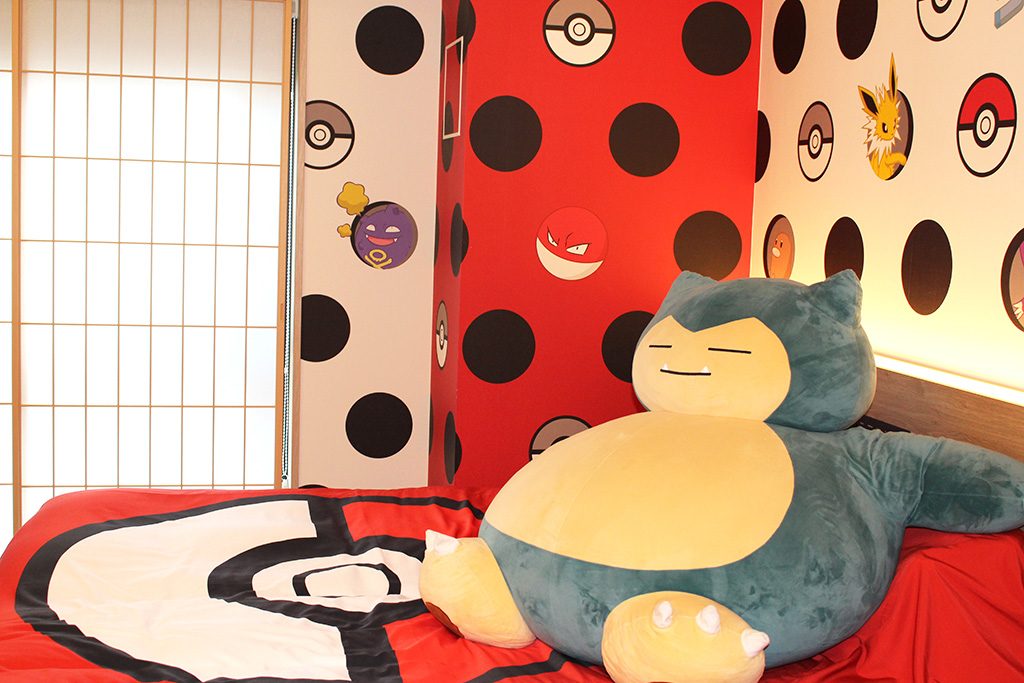 巨大なカビゴンのぬいぐるみ/「ポケモンルーム」/MIMARU東京銀座EAST(東京都/中央区)