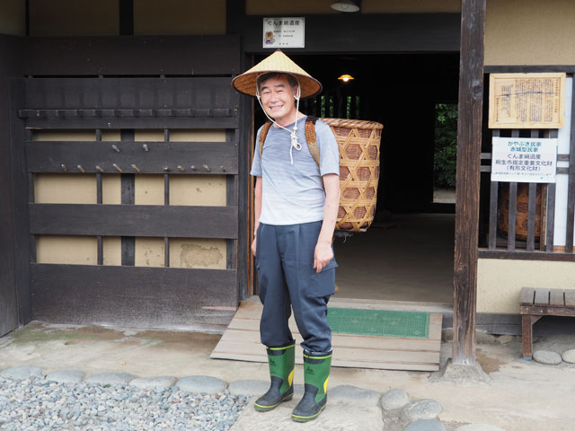案内人の田村さん/月夜野きのこ園ぐんま昆虫の森・新里(群馬県/桐生市)