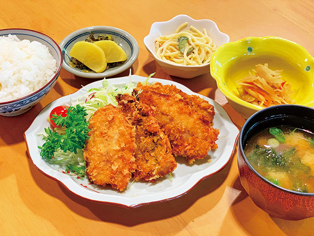 あじフライ定食/道の駅 やよい(大分県/佐伯市)