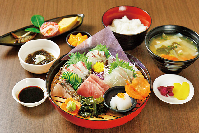 刺身定食/道の駅 天草市 イルカセンター(熊本県/天草市)