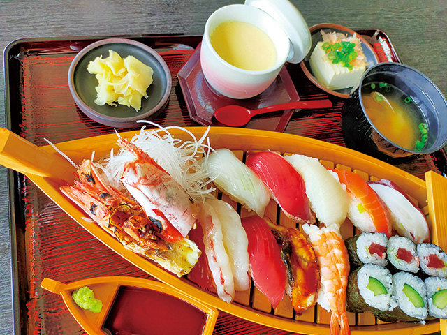 寿司定食/道の駅 いぶすき 彩花菜館(鹿児島県/指宿市)