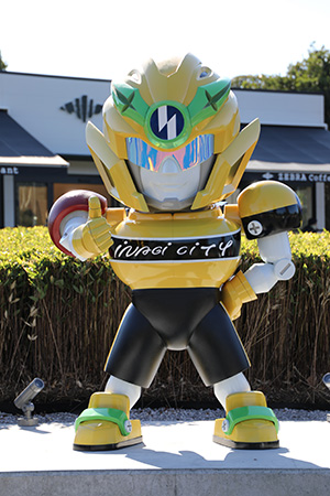 稲城市オリジナルキャラクター「オネカン戦士稲城ペダリオン」(東京都/稲城市)