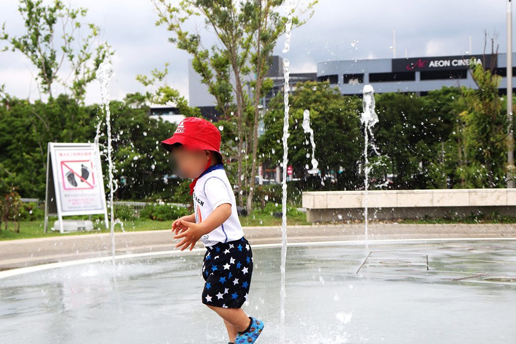 水遊びができる噴水/SENNAN LONG PARK(大阪府/泉南市)