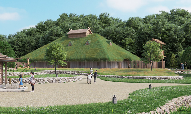 「タタラ場」は陶芸などの体験学習施設になる予定(画像はイメージです)/ジブリパーク(愛知県/長久手市)