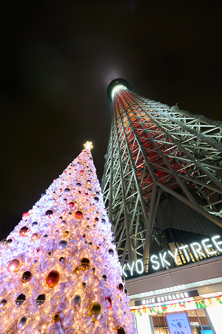 スカイツリークリスマス限定ライティング東京スカイツリータウン(R)(東京都/墨田区)