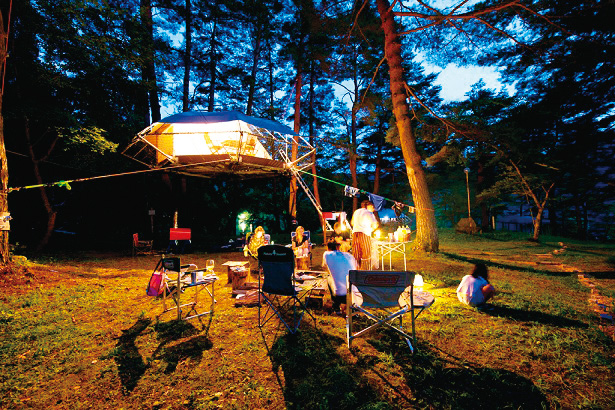 BBQの様子/Dom’Up Camp Village 沼沢湖(福島県/大沼郡)