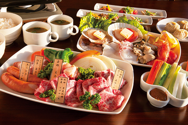 秋田産黒毛和牛などの焼肉セット/象潟モンゴルヴィレッジ バイガル(秋田県/にかほ市)