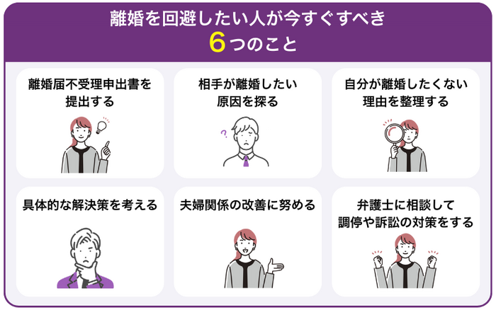 離婚を回避したい人が今すぐすべき6つのこと