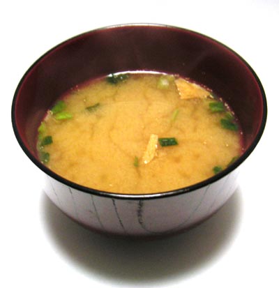 味噌汁の模様