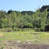 千葉県夷隅郡大多喜町田代の売買物件/前面道路側の平坦で開けたエリア。北側から眺める