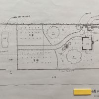 茂原市七渡の売買物件/思い描いていたプランの手書き図を見せていただきました。