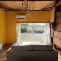 千葉県長生郡一宮町東浪見の売買物件/室内のリビング。オーナー自身によるこだわりのリフォーム