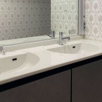 千葉県富津市海良の売買物件/ゆったりと使える2ボウルタイプの洗面台