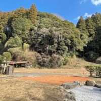 千葉県茂原市三ヶ谷の売買物件/縁側から見た前庭。人工物が少ない景観に癒されます