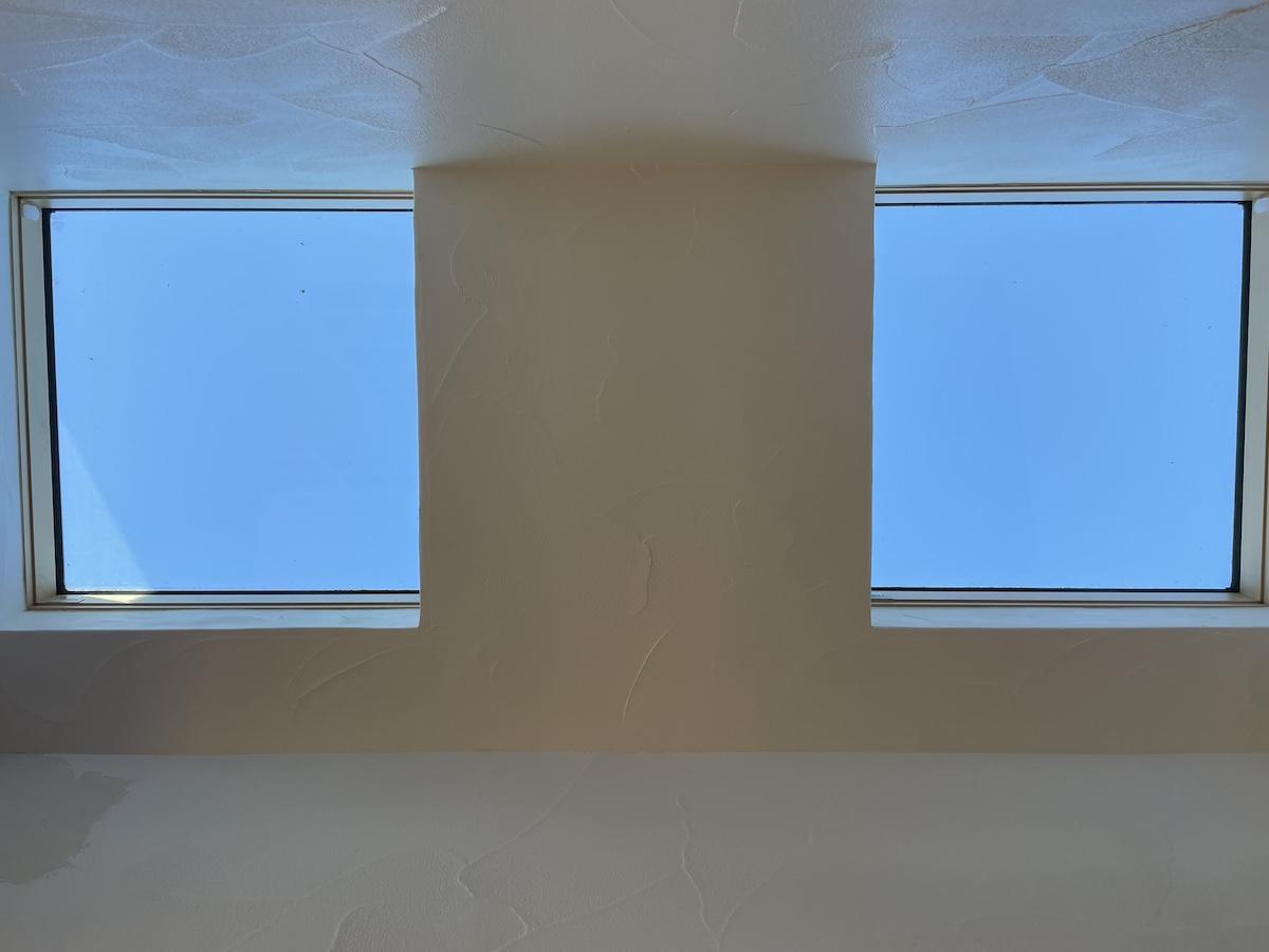 千葉県長生郡一宮町一宮の売買物件/洗濯室の天井から空が眺められていい感じ