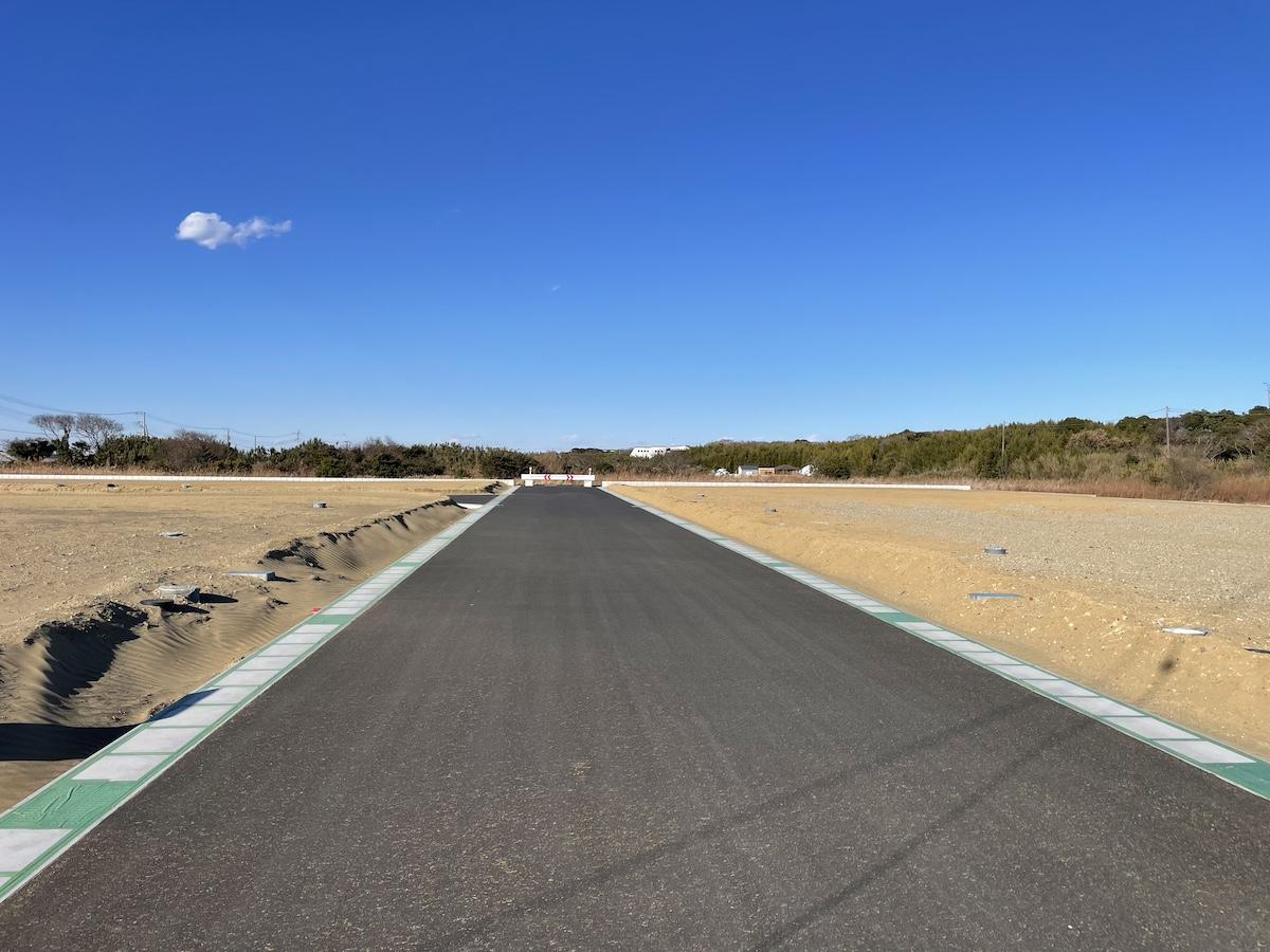 千葉県長生郡一宮町一宮の売買物件/新たにできた道右は海側