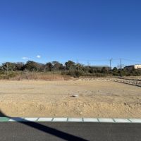 千葉県長生郡一宮町一宮の売買物件/海側の土地を西から