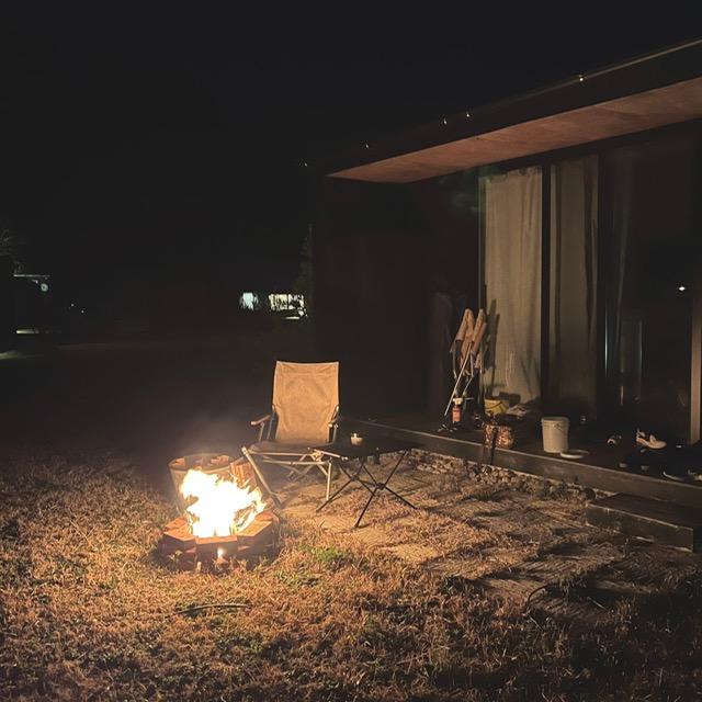 千葉県南房総市白浜町滝口の売買物件/小屋の前で焚き火もOK