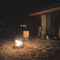 千葉県南房総市白浜町滝口の売買物件/小屋の前で焚き火もOK