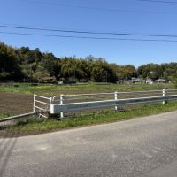 千葉県富津市鶴岡の売買物件/家の敷地の前の道路②