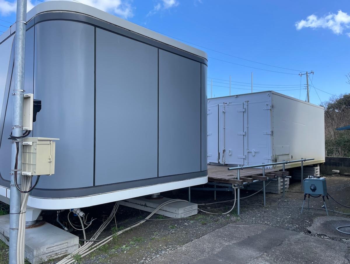 千葉県匝瑳市新堀の売買物件/コンテナ裏側