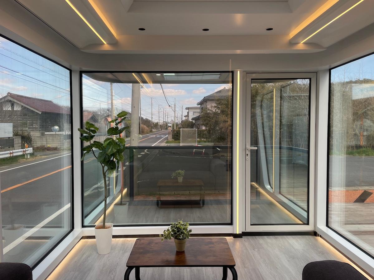 千葉県匝瑳市新堀の売買物件/入り口から室内右手